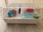 Hamsterkooi ferplast duna mini incl accessoires, Kooi, Minder dan 75 cm, Zo goed als nieuw, Hamster