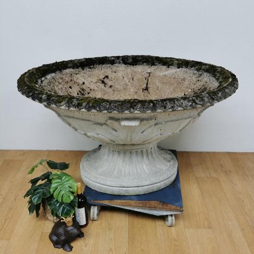 Zeer grote antieke tuinvaas bloembak plantenbak jardinière, Tuin en Terras, Tuinvazen, Gebruikt, Ophalen of Verzenden