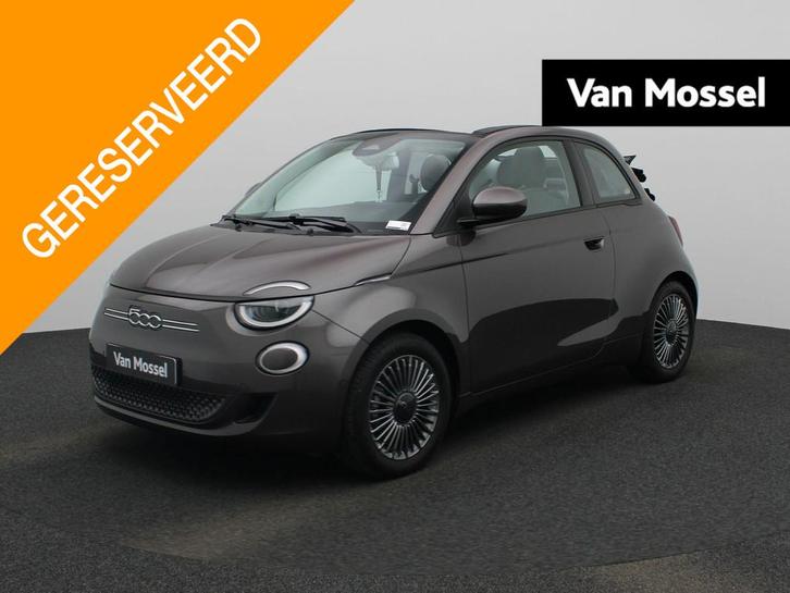 Fiat 500e 500e 42 kWh AUTOMAAT | CABRIO | NAVIGATIE | APPLE, Auto's, Fiat, Bedrijf, Te koop, 500E, Airconditioning, Bluetooth