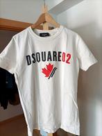 DSQUARED2 Maple Leaf T-shirt – Maat XXL – WIT – 100% katoen, Dsquared2, Wit, Overige maten, Ophalen of Verzenden