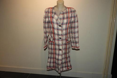 Dolce & Gabbana smaakvolle trenchcoat mooie ruiten IT 44, Kleding | Dames, Jassen | Zomer, Zo goed als nieuw, Maat 38/40 (M), Overige kleuren