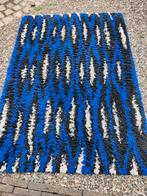 Mooi blauw met wit vloerkleed Ikea 133 x195, Ophalen, Zo goed als nieuw, Wit, Rechthoekig
