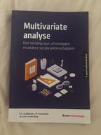 Multivariate analyse een inleiding voor criminologen en ande, Boom, Nieuw, Ophalen of Verzenden, WO