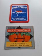 Limonade etiketten Zonnevijlle Hoek van Holland, Ophalen of Verzenden, Zo goed als nieuw, Overige typen