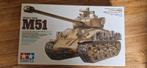Tamiya M51 Israeli Tank Modelbouwdoos, Hobby en Vrije tijd, Modelbouw | Auto's en Voertuigen, Gebruikt, Tank, 1:32 tot 1:50, Ophalen of Verzenden