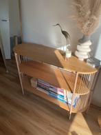 JYSK Dressoir SNESLEV 2 schappen naturel eiken kleur, Huis en Inrichting, Ophalen, Met plank(en), 100 tot 150 cm, Modern, Scandinavisch