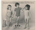 Retro reclame 1975 Petit Bateau ondergoed jongens meisjes, Verzenden, Overige typen