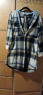 Geruite  bloes met capuchon - Chic Chic - Maat M, Maat 38/40 (M), Beige, Chic Chic, Ophalen of Verzenden