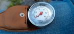 Vintage Motometer West-Gemany Manometer met leren etui, Ophalen of Verzenden, Zo goed als nieuw
