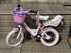 Kinderfiets, fiets Volare Rose 12 inch roze met zijwieltjes, Minder dan 16 inch, Gebruikt, Zijwieltjes, Volare