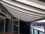 Knikarm zonnescherm ruim 6 meter lang!, Ophalen, Zo goed als nieuw, Knikarmscherm