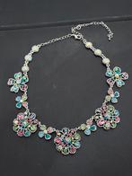 Luxe Kleurrijke strass ketting, Overige materialen, Met strass, Nieuw, Ophalen of Verzenden