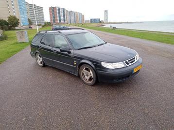 Saab 9-5 2.3 T Estate AUT 2000 Zwart beschikbaar voor biedingen