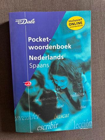 Van Dale Pocketwoordenboek Nederlands-Spaans beschikbaar voor biedingen