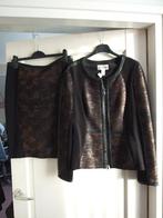 Joseph Ribkoff 2 delige zgan set jasje en rok 40, Kleding | Dames, Maat 38/40 (M), Kostuum of Pak, Zwart, Joseph Ribkoff