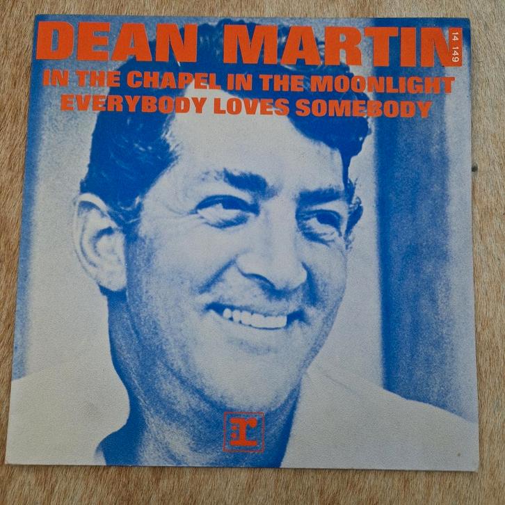 Dean Martin - In The Chapel In The Moonlight Single, Cd's en Dvd's, Vinyl Singles, Gebruikt, Single, Pop, 7 inch, Ophalen of Verzenden