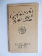 G.T.W.DIENSTREGELING WINTER 1946-1947 Ingaande16 december 19, Verzamelen, Ophalen of Verzenden