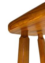 Vintage barkruk plantenkruk grenenhout pinewood jaren 60, Huis en Inrichting, Gebruikt, Met voetsteun, Vintage, Vintage