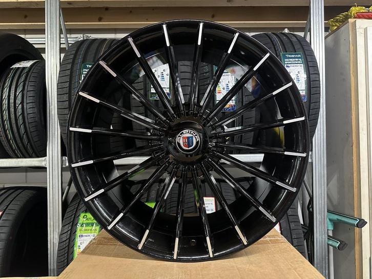 NIEUW 21inch Black Alpina Style Breedset Velgen! 5x112 G30 G, Auto-onderdelen, Banden en Velgen, Banden en Velgen, 21 inch, Personenwagen
