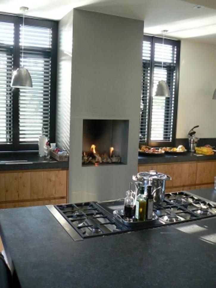 sfeerhaard houthaard openhaard inbouwhaard zelfbouwhaard, Huis en Inrichting, Woonaccessoires | Overige, Nieuw, Ophalen