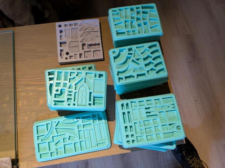 Hirstarts mallen, Hobby en Vrije tijd, Wargaming, Zo goed als nieuw, Overige soorten, Toebehoren, Ophalen