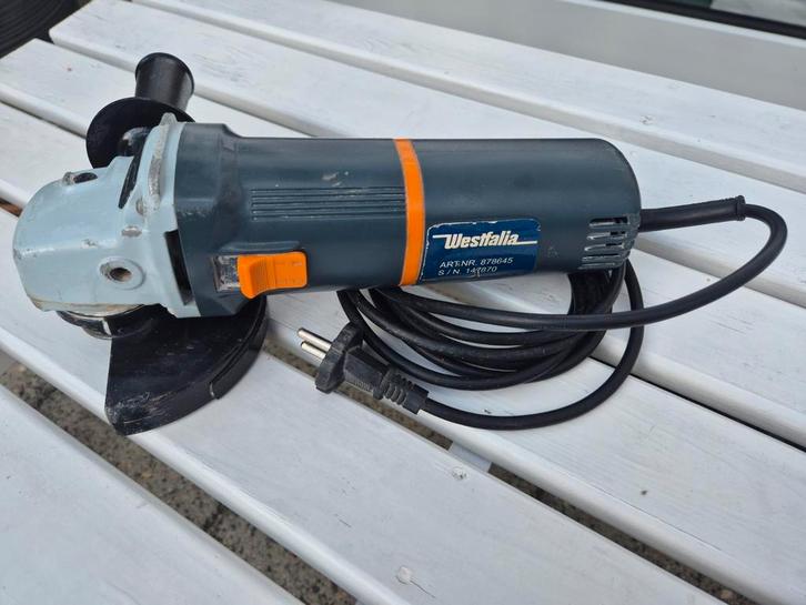 Westfalia Haakse Slijpmachine - 800W, 125mm, Doe-het-zelf en Verbouw, Gereedschap | Slijpmachines, Gebruikt, Haakse handslijpmachine