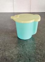 vintage / retro Tupperware melkkannetje, Ophalen of Verzenden, Gebruikt, Blauw, Beker of Kan