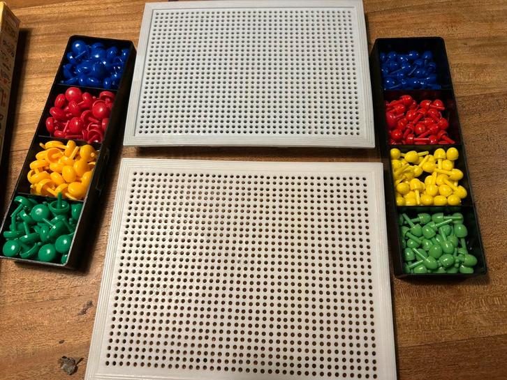 Redbox Mozaïek Insteekspel Klassiek, Kinderen en Baby's, Speelgoed | Educatief en Creatief, Gebruikt, Knutselen, Ophalen of Verzenden