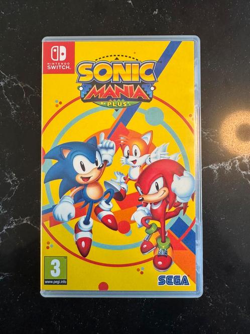 Sonic Mania Plus voor Nintendo Switch, Spelcomputers en Games, Games | Nintendo Switch, Zo goed als nieuw, Racen en Vliegen, 3 spelers of meer