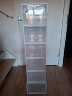 6 stapelbare schoenenboxen, Huis en Inrichting, Kasten | Schoenenkasten, Ophalen, Zo goed als nieuw