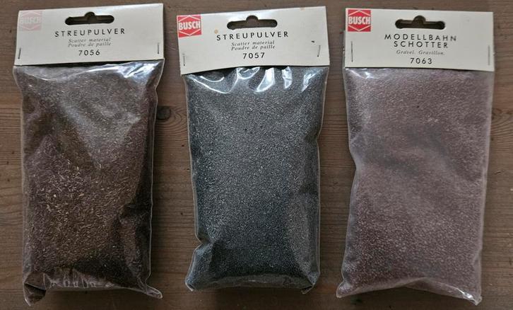 Busch strooizakjes. Meerdere per nr. Beschikbaar., Hobby en Vrije tijd, Modeltreinen | H0, Nieuw, Brug, Tunnel of Gebouw, Gelijkstroom of Wisselstroom