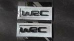 3D metalen Sticker WRC World Rally Championship zwart chroom, Ophalen of Verzenden, Nieuw, Auto of Motor