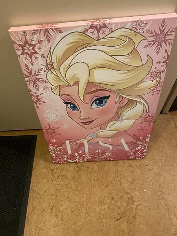 Leuk Elsa Schilderij voor Kinderkamer beschikbaar voor biedingen