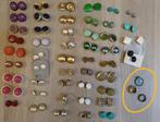 49 paar retro oorbellen clipons + 2 ringen + hanger, Ophalen of Verzenden, Zo goed als nieuw