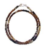 Halsketting Toermalijn Kralen 4 mm, facetgeslepen 14624, Ophalen of Verzenden, Mineraal