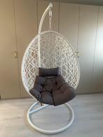 Witte Hangstoel - Binnen/Buiten, Ophalen, Kunststof, Gebruikt, Wit