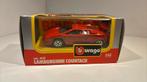 Lamborghini countach red Bburago 1.43, Overige merken, Auto, Ophalen of Verzenden, A