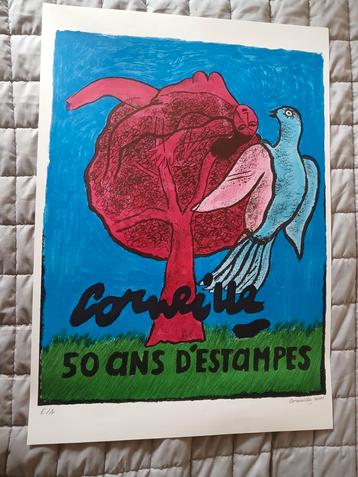 Corneille Litho - Handgesigneerd - 50 Ans D'Estampes beschikbaar voor biedingen