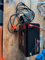 Jarocells 125ah 12v LiFePo4 accu 8 cycles!  Incl. lader 20A, Watersport en Boten, Hengelsport | Karpervissen, Ophalen of Verzenden