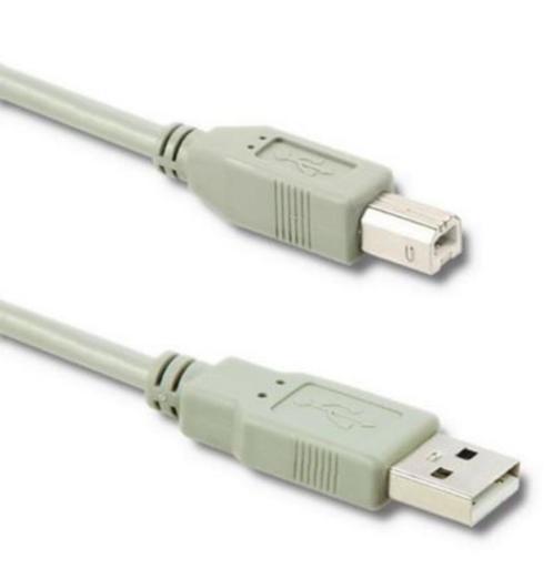 USB A naar USB B kabels (2 meter), Computers en Software, Pc- en Netwerkkabels, Nieuw, Ophalen