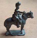 Tinnen soldaatje met paard, Antiek en Kunst, Ophalen of Verzenden