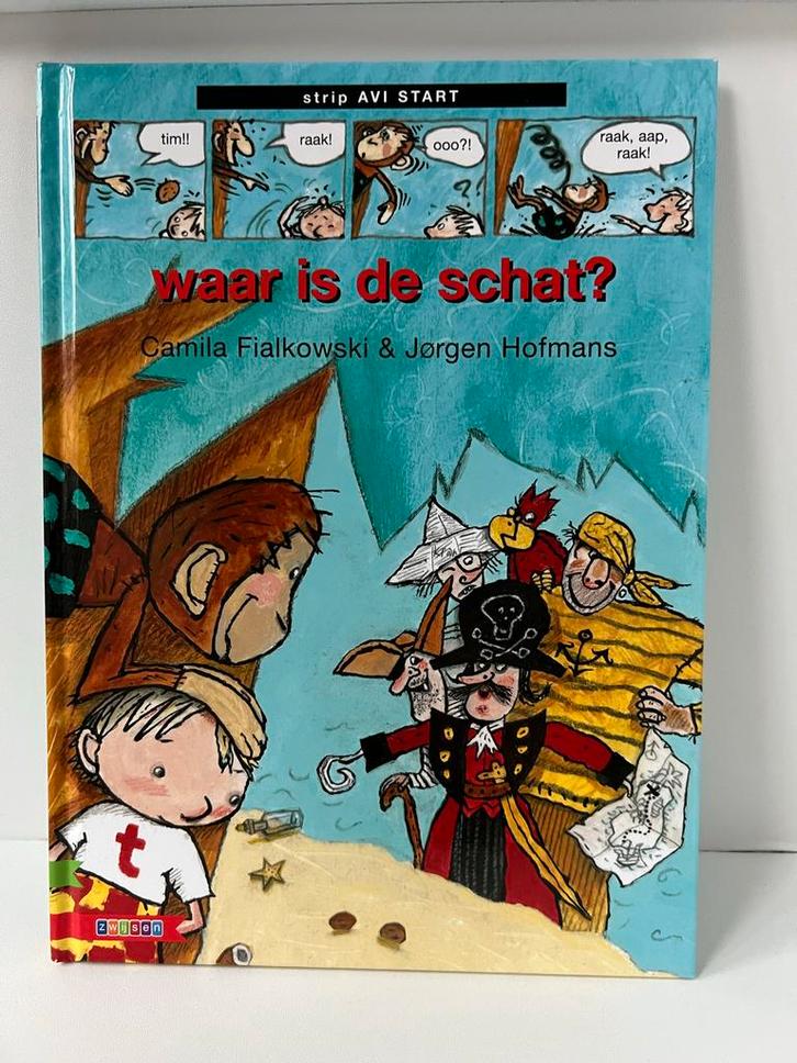 Waar is de schat? - AVI Start, Boeken, Kinderboeken | Jeugd | onder 10 jaar, Zo goed als nieuw, Fictie algemeen, Ophalen of Verzenden