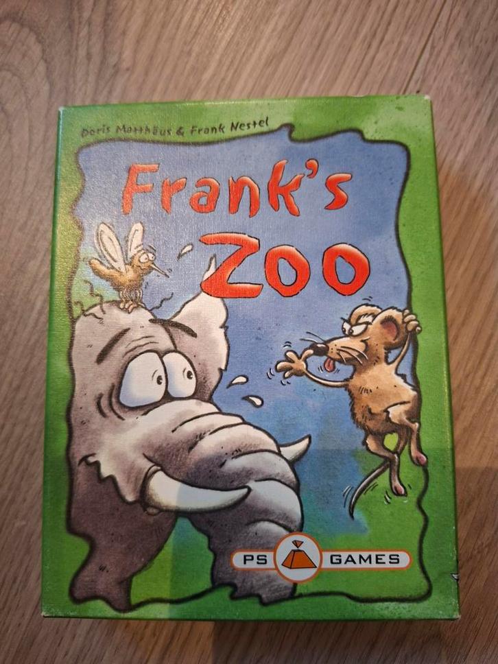 Frank's Zoo Kaartspel - Leuk en Leerzaam!, Hobby en Vrije tijd, Gezelschapsspellen | Bordspellen, Gebruikt, Drie of vier spelers