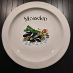 4 Mossel borden diameter 27 cm samen voor, Zo goed als nieuw, Ophalen