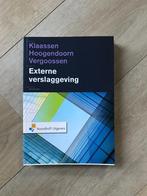 Klaassen, Hoogendoorn & Vergoossen - Externe verslaglegging, Boeken, Studieboeken en Cursussen, Ophalen of Verzenden, Zo goed als nieuw