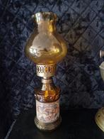 FRAAIE OUDE OLIELAMP MET LONT, Ophalen