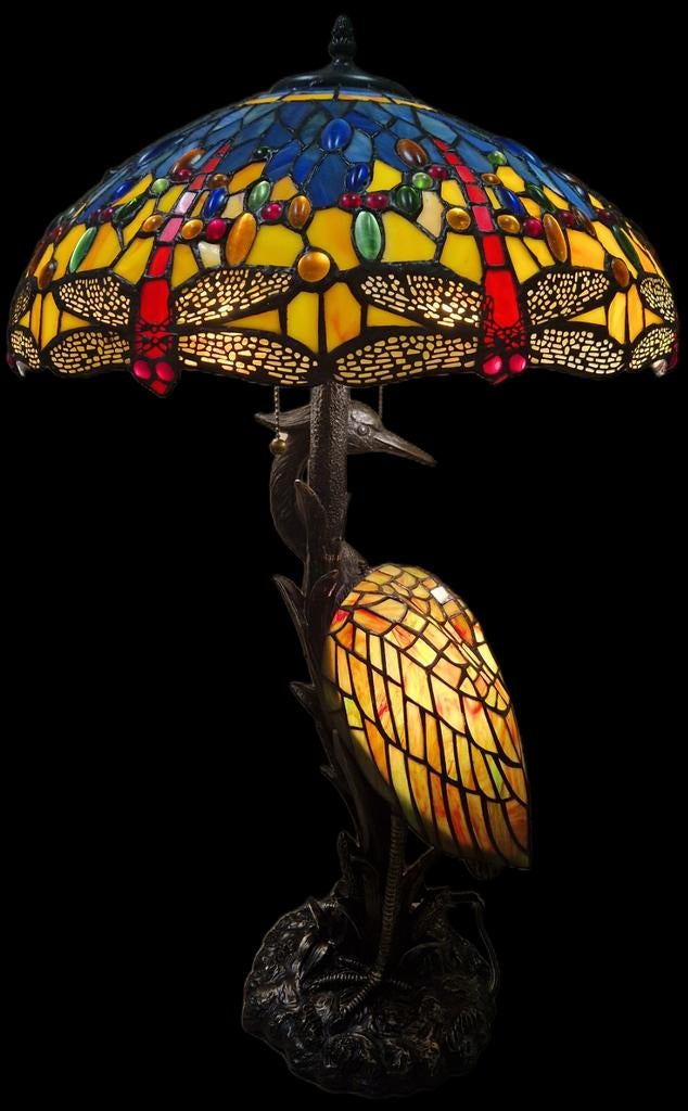 Tiffany-stijl tafellamp 75x45 #24.2, Ophalen of Verzenden, Nieuw, Glas, Minder dan 50 cm