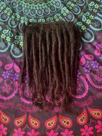 34 dikkere bruine clip dread extensions ca. 45cm nu 250€, Nieuw, Ophalen of Verzenden, Pruik of Haarverlenging