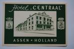 ASSEN – Voormalige Hotels Centraal 2x, Verzenden, 1960 tot 1980, Ongelopen, Drenthe