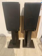 Kef 303 serie2 luidspreker set vintage, Audio, Tv en Foto, Luidsprekers, Zo goed als nieuw, Minder dan 60 watt, Front, Rear of Stereo speakers
